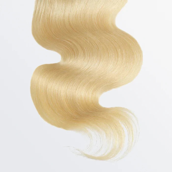 4" x 4" Blonde Body Wave Free Parted Closure