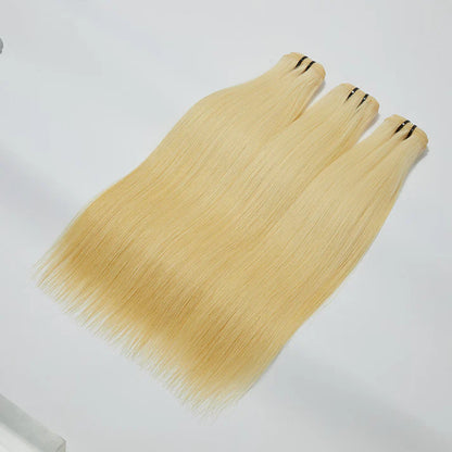 Lightest Blonde Straight Hair