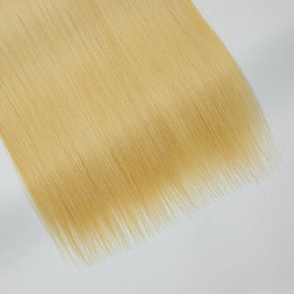 Lightest Blonde Straight Hair