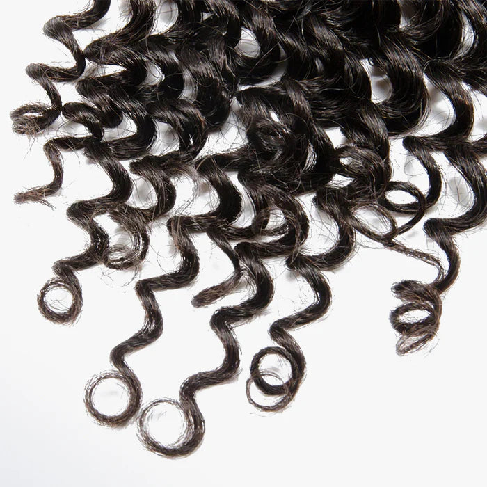 4" x 4" Deep Curly Free Parted Lace Closure