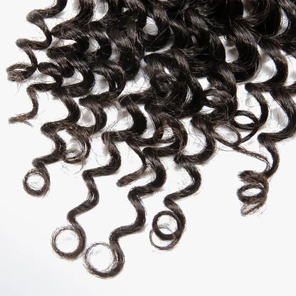 4" x 4" Deep Curly Free Parted Lace Closure