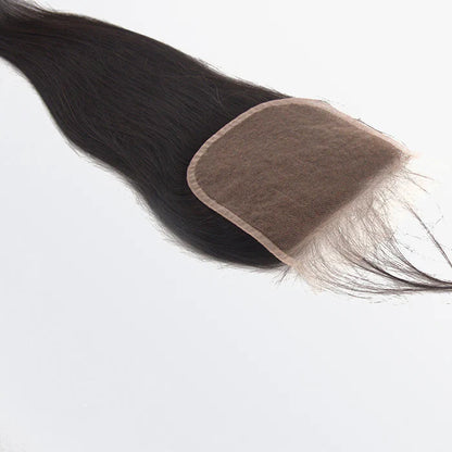 5" x 5" Straight Free Parted Lace Closure
