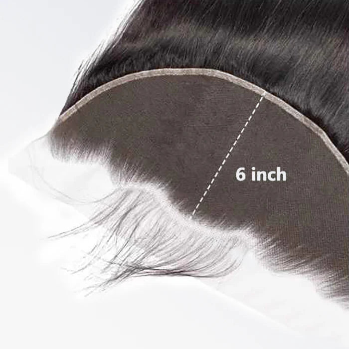 13" x 6" HD Straight Free Parted Frontal