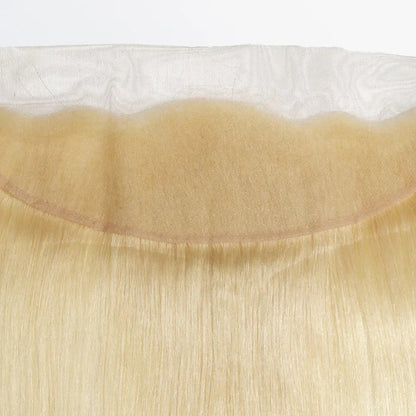 13" x 4" Blonde Straight Free Parted Frontal