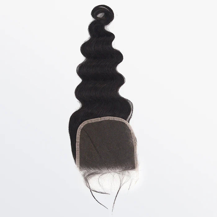 4" x 4" Ocean Wave Free Parted Lace Closure