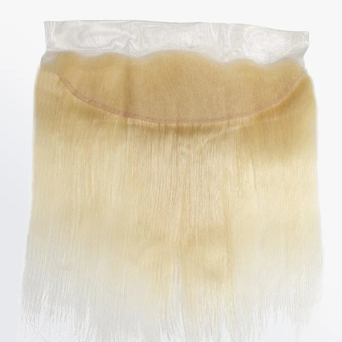 13" x 4" Blonde Straight Free Parted Frontal