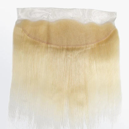 13" x 4" Blonde Straight Free Parted Frontal