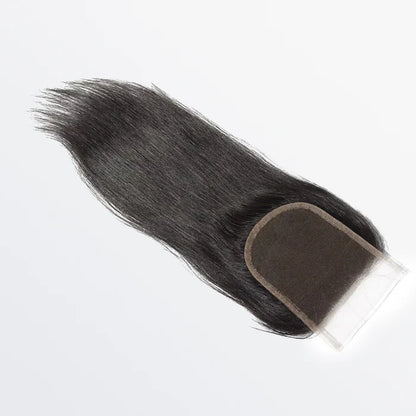 4.5" x 4.5" Straight Free Parted Lace Closure