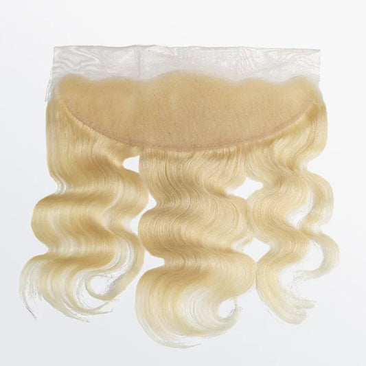13" x 4" Blonde Body Wave Free Parted Frontal