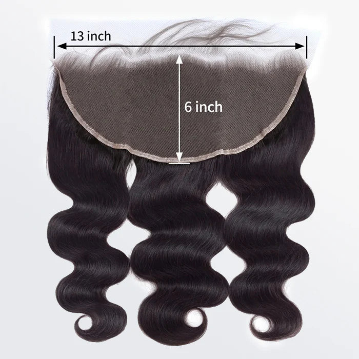 13" x 6" HD Body Wave Free Parted Frontal