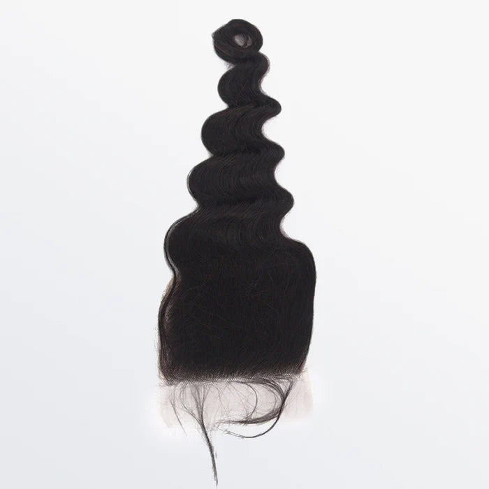 4" x 4" Ocean Wave Free Parted Lace Closure