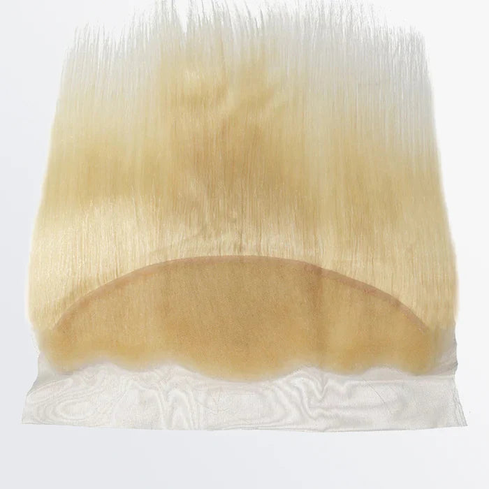 13" x 4" Blonde Straight Free Parted Frontal