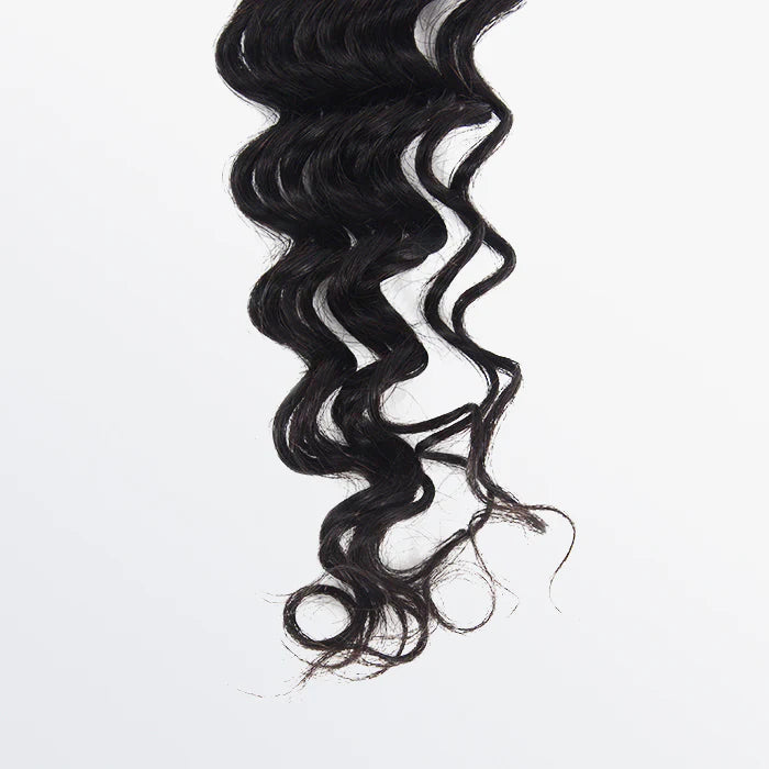 4" x 4" Deep Wave Free Parted Lace Closure