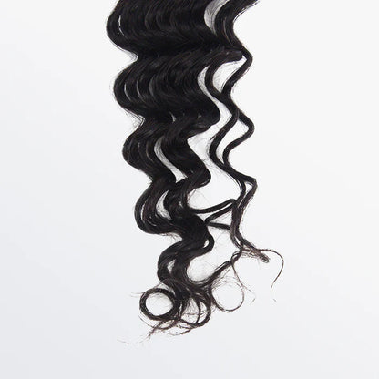 4" x 4" Deep Wave Free Parted Lace Closure