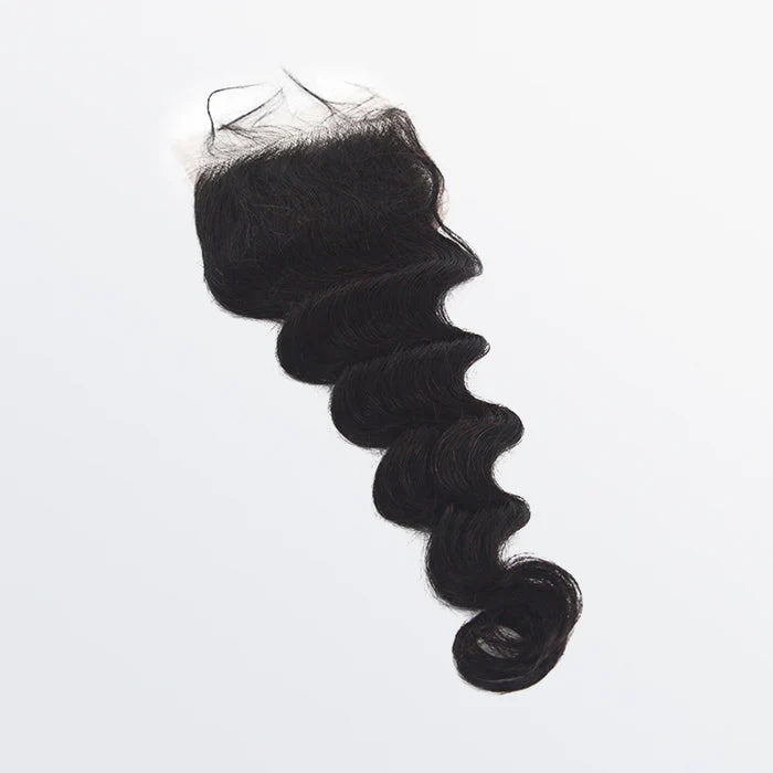 4" x 4" Ocean Wave Free Parted Lace Closure