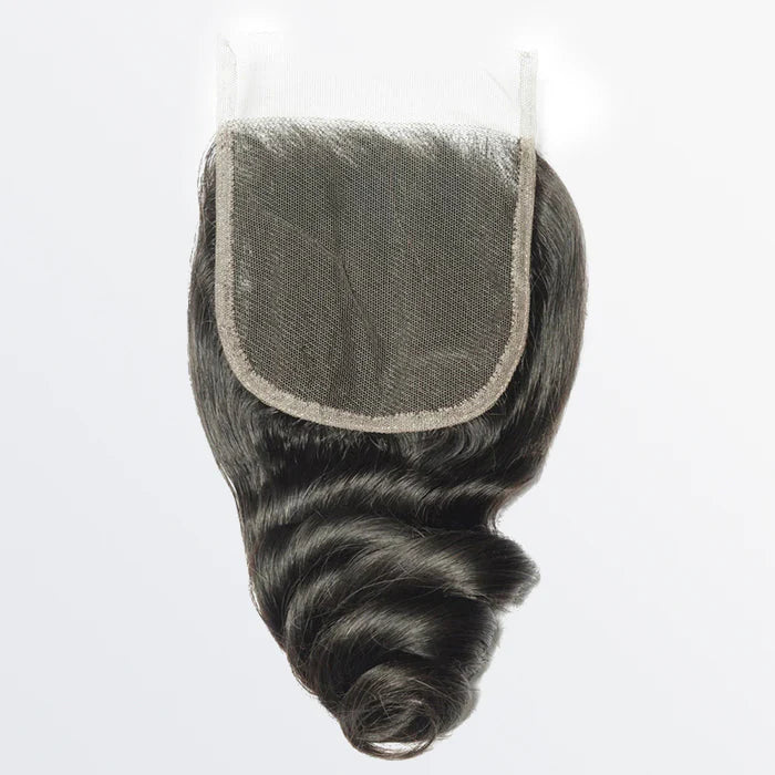 4" x 4" Loose Wave Free Parted Lace Closure