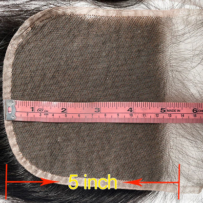 5" x 5" Straight Free Parted Lace Closure